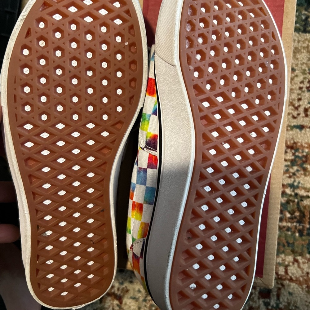 Multicolored Vans Euc - image 3